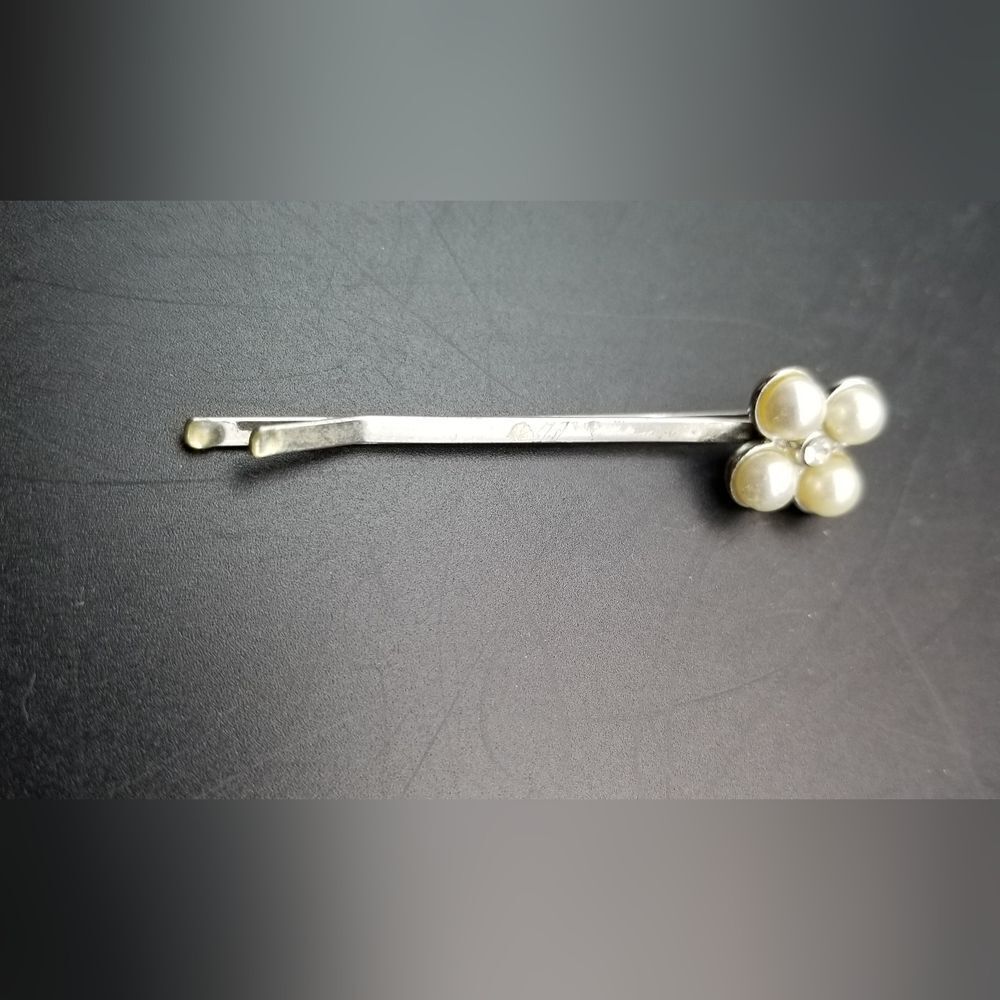 Classic bride ivory flower hair pin bridal accessories date night. Misc.